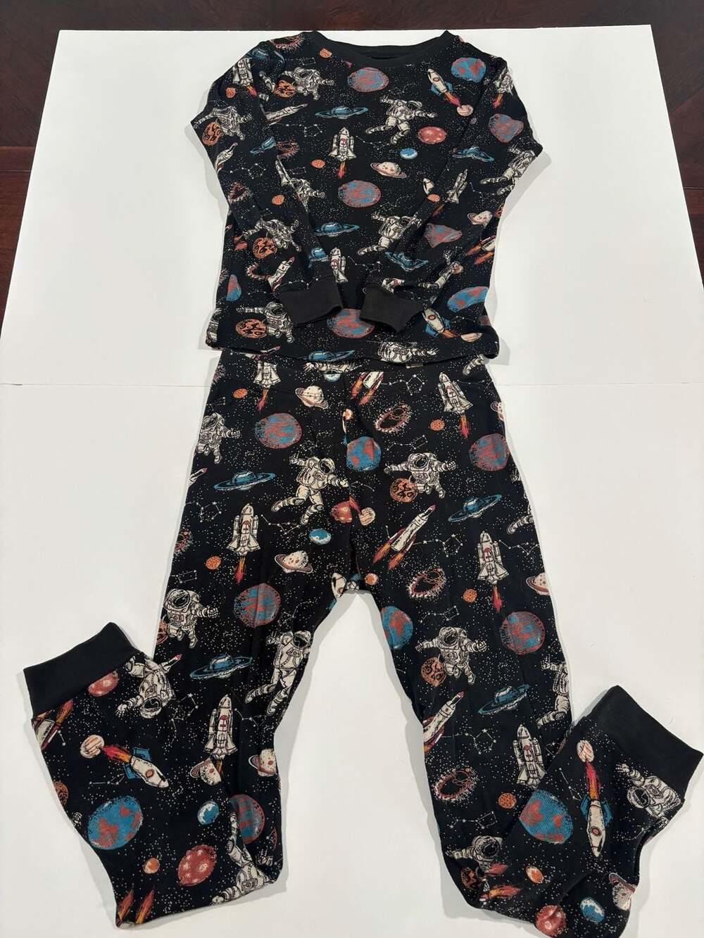 Member's Mark Organic Cotton Space Print Pajama Set